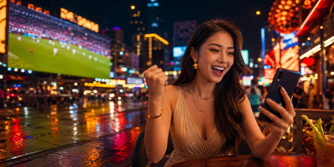 Kuala Lumpur users playing baccarat casino on mobile phones